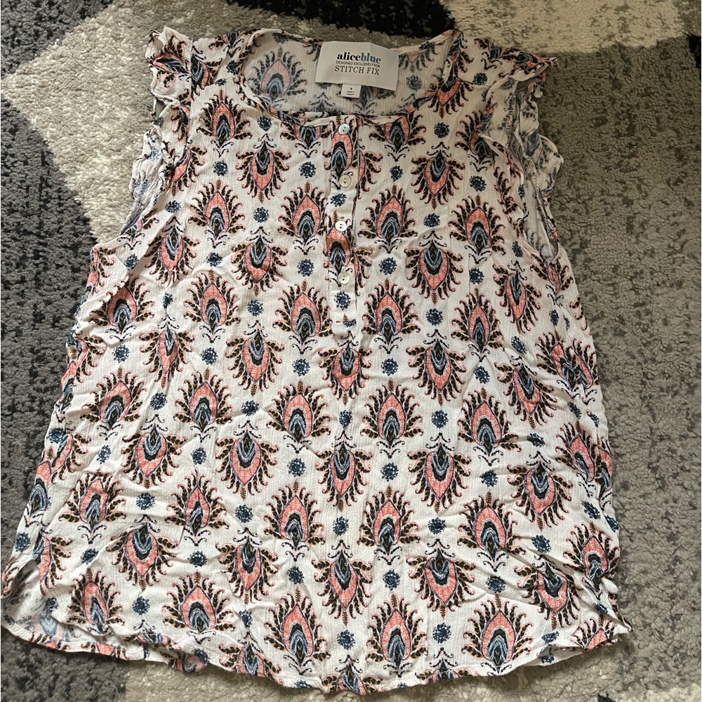NWOT Alice Blue blouse.